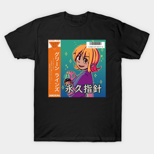 vaporwave anime aesthetic girl nami T-Shirt by KinseiNoHime